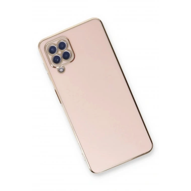 Mey İthalat®  Samsung Galaxy A22 Kılıf Volet Silikon - Pembe