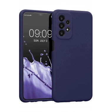 Mey İthalat®  Samsung Galaxy A23 4G Kılıf First Silikon - Lacivert