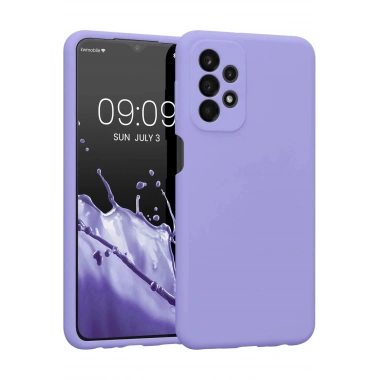 Mey İthalat®  Samsung Galaxy A23 4G Kılıf First Silikon - Lila
