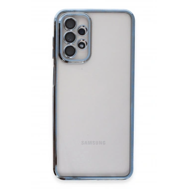 Mey İthalat®  Samsung Galaxy A23 4G Kılıf  Lensli Silikon - Açık Mavi