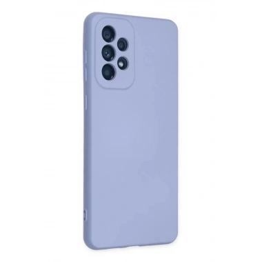 Mey İthalat®  Samsung Galaxy A23 4G Kılıf Nano içi Kadife Silikon - Lila