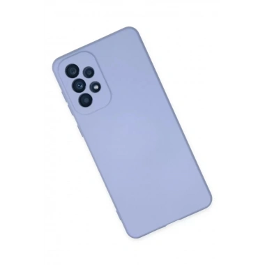 Mey İthalat®  Samsung Galaxy A23 4G Kılıf Nano içi Kadife Silikon - Lila