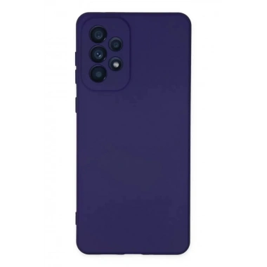 Mey İthalat®  Samsung Galaxy A23 4G Kılıf Nano içi Kadife Silikon - Mor