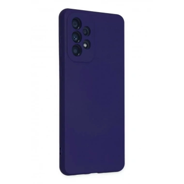 Mey İthalat®  Samsung Galaxy A23 4G Kılıf Nano içi Kadife Silikon - Mor