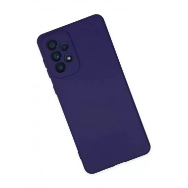 Mey İthalat®  Samsung Galaxy A23 4G Kılıf Nano içi Kadife Silikon - Mor