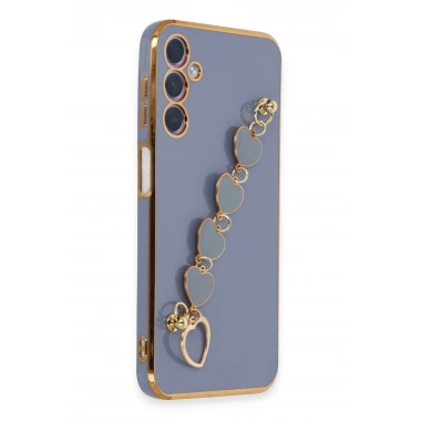 Mey İthalat®  Samsung Galaxy A24 4G Kılıf Esila Silikon - Gri