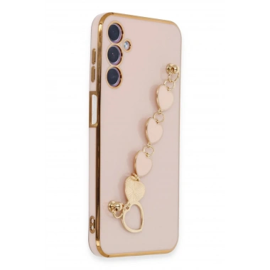 Mey İthalat® Samsung Galaxy A24 4G Kılıf Esila Silikon - Pudra