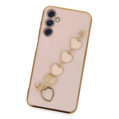 Mey İthalat® Samsung Galaxy A24 4G Kılıf Esila Silikon - Pudra
