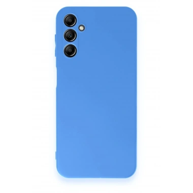 Mey İthalat®  Samsung Galaxy A24 4G Kılıf First Silikon - Mavi