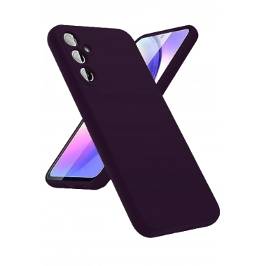 Mey İthalat®  Samsung Galaxy A24 4G Kılıf First Silikon - Mor