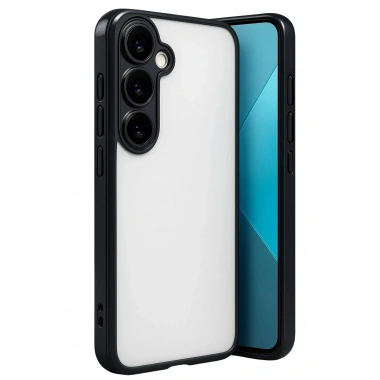 Mey İthalat®  Samsung Galaxy A24 4G Prime Kılıf  Lensli Silikon - Siyah