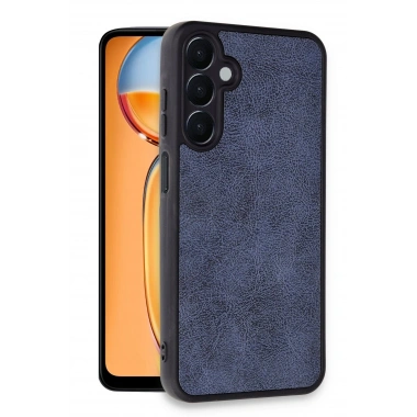 Mey İthalat®  Samsung Galaxy A25 5G Kılıf Aras Deri Kapak - Lacivert