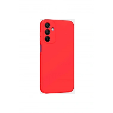 Mey İthalat®  Samsung Galaxy A25 5G Kılıf First Silikon - Kırmızı