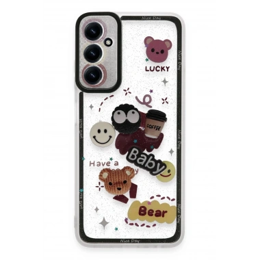 Mey İthalat® Samsung Galaxy A25 5G Kılıf Sweet Desenli Silikon Kapak - Sarı