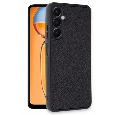 Mey İthalat®  Samsung Galaxy A26 Kılıf Aras Deri Kapak - Siyah