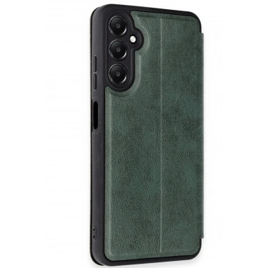 Mey İthalat® Samsung Galaxy A26 Kılıf Flip Cover - Koyu Yeşil