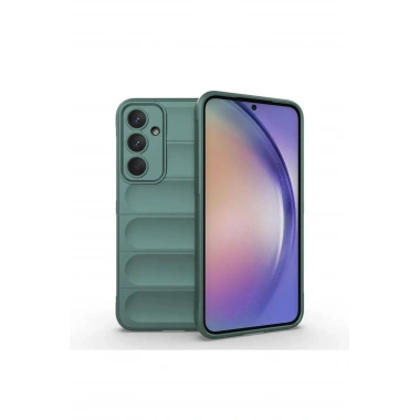 Mey İthalat®  Samsung Galaxy A26 Kılıf Optimum Silikon - Koyu Yeşil
