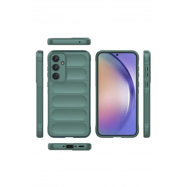 Mey İthalat®  Samsung Galaxy A26 Kılıf Optimum Silikon - Koyu Yeşil