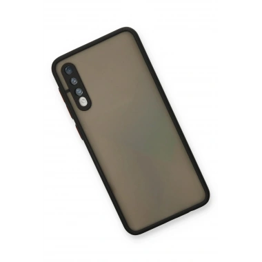 Mey İthalat®  Samsung Galaxy A30S Kılıf Montreal Silikon Kapak - Siyah
