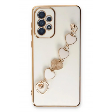 Mey İthalat®  Samsung Galaxy A33 5G Kılıf Esila Silikon - Beyaz