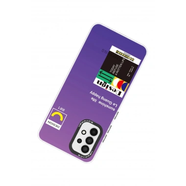 Mey İthalat®  Samsung Galaxy A33 5G Kılıf Estoril Desenli Kapak - Estoril - 4