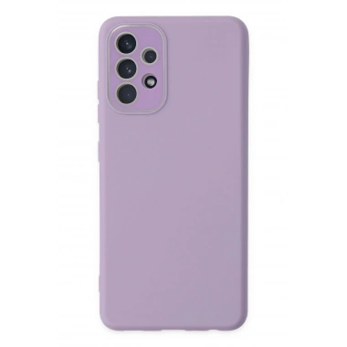 Mey İthalat® Samsung Galaxy A33 5G Kılıf Lansman Glass Kapak - Lila