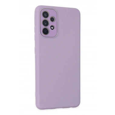 Mey İthalat® Samsung Galaxy A33 5G Kılıf Lansman Glass Kapak - Lila