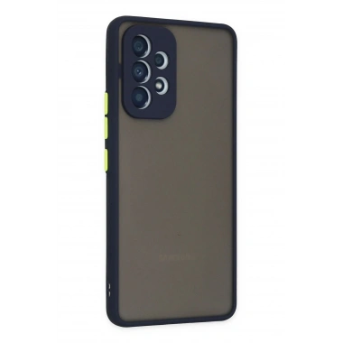 Mey İthalat®  Samsung Galaxy A33 5G Kılıf Montreal Silikon Kapak - Lacivert