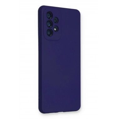 Mey İthalat®  Samsung Galaxy A33 5G Kılıf Nano içi Kadife Silikon - Mor