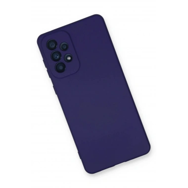 Mey İthalat®  Samsung Galaxy A33 5G Kılıf Nano içi Kadife Silikon - Mor