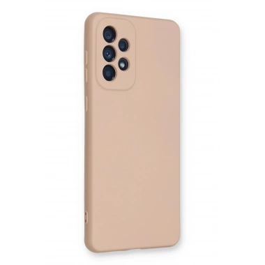 Mey İthalat®  Samsung Galaxy A33 5G Kılıf Nano içi Kadife Silikon - Pudra
