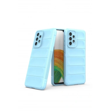 Mey İthalat®  Samsung Galaxy A33 5G Kılıf Optimum Silikon - Sky Blue