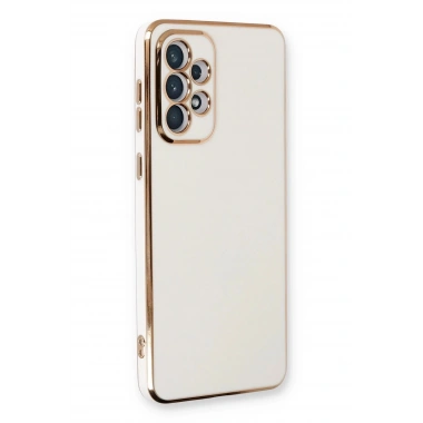 Mey İthalat®  Samsung Galaxy A33 5G Kılıf Volet Silikon - Beyaz