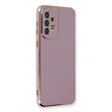Mey İthalat®  Samsung Galaxy A33 5G Kılıf Volet Silikon - Mor