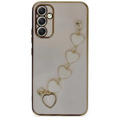 Mey İthalat® Samsung Galaxy A34 5G Kılıf Esila Silikon - Pudra