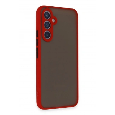 Mey İthalat®  Samsung Galaxy A34 5G Kılıf Montreal Silikon Kapak - Kırmızı