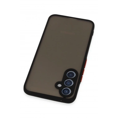 Mey İthalat®  Samsung Galaxy A34 5G Kılıf Montreal Silikon Kapak - Siyah