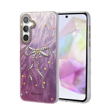 Mey İthalat® Samsung Galaxy A35 5G Kılıf Blade Aynalı Desenli Kapak - Desen 1