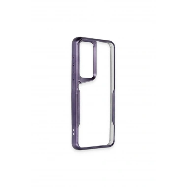 Mey İthalat®  Samsung Galaxy A35 5G Kılıf Boyi Silikon Kapak - Derin Mor