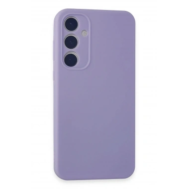 Mey İthalat®  Samsung Galaxy A35 5G Kılıf First Silikon - Lila