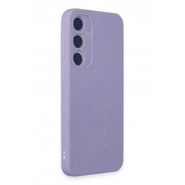 Mey İthalat®  Samsung Galaxy A35 5G Kılıf First Silikon - Lila