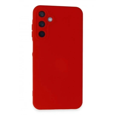 Mey İthalat®  Samsung Galaxy A35 5G Kılıf Nano içi Kadife Silikon - Kırmızı