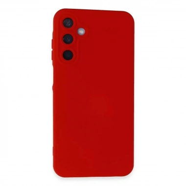 Mey İthalat®  Samsung Galaxy A35 5G Kılıf Nano içi Kadife Silikon - Kırmızı