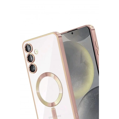 Mey İthalat®  Samsung Galaxy A35 5G Kross Magneticsafe Kapak - Rose