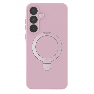 Mey İthalat®  Samsung Galaxy A35 5G Regal Magsafe Standlı Kapak - Açık Pembe