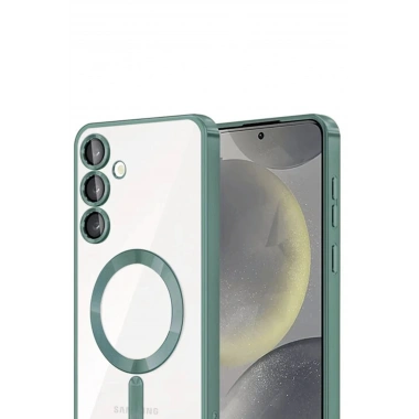 Mey İthalat®  Samsung Galaxy A36 Kross Magneticsafe Kapak - Koyu Yeşil