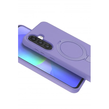 Mey İthalat®  Samsung Galaxy A36 Regal Magsafe Standlı Kapak - Lila
