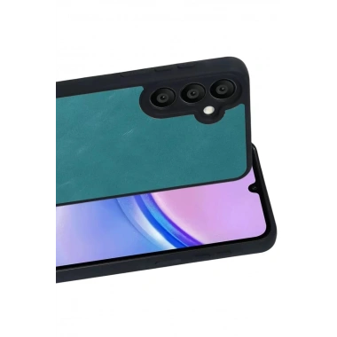 Mey İthalat®  Samsung Galaxy A37 5G Aras Deri Kapak - Açık Yeşil