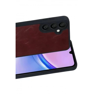 Mey İthalat® Samsung Galaxy A37 5G Aras Deri Kapak - Bordo