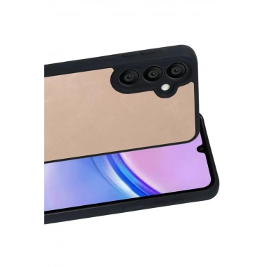 Mey İthalat® Samsung Galaxy A37 5G Aras Deri Kapak - Pudra